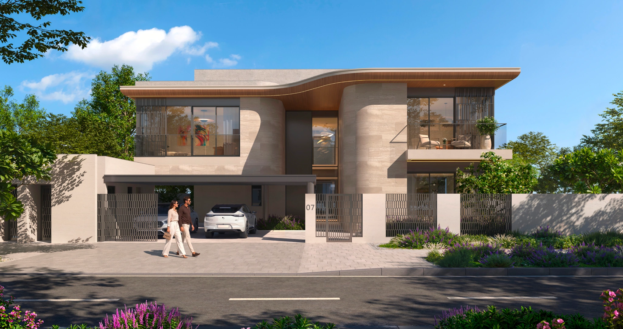 4-bedroom villa exterior at Talay Marsa Al Saadiyat